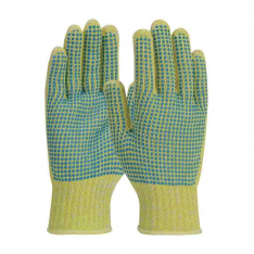 PIP 08-K252-L, Kut Gard®, Seamless Knit DuPont™ Kevlar® / Cotton Plated Glove with Double-Sided 