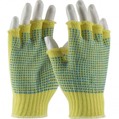 PIP 08-K259PDD-L, Kut Gard®, Seamless Knit DuPont™ Kevlar® Glove with Double-Sided PVC Dot Grip 