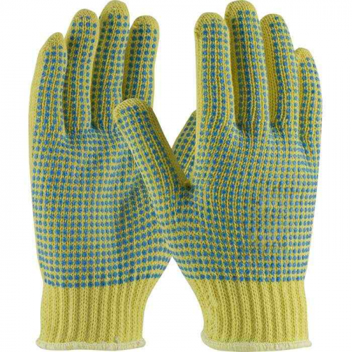 PIP 08-K350PDD-XL, Kut Gard®, Seamless Knit DuPont™ Kevlar® Glove with Double-Sided PVC Dot Grip