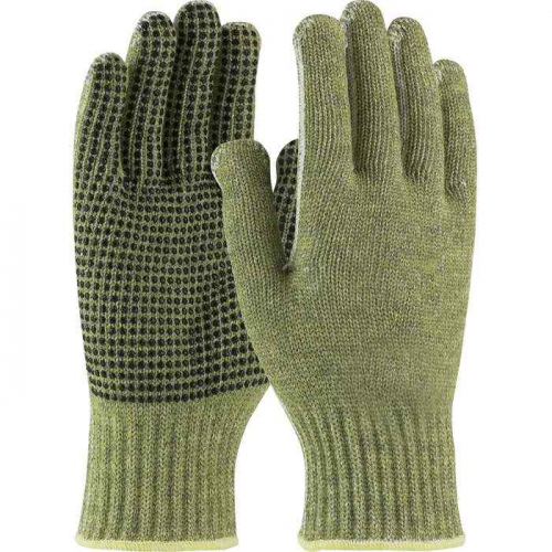 PIP 08-KA740PD-M, Kut Gard®, Seamless Knit ACP / DuPont™ Kevlar® Blended Glove with PVC Dot Grip