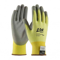 PIP 09-K1250-L, G-Tek KEV, Seamless Knit DuPont Kevlar / Elastane Glove with Polyurethane