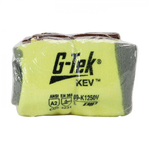 PIP 09-K1250V-S, G-Tek® KEV™, Seamless Knit DuPont™ Kevlar® / Elastane Glove with Polyurethane