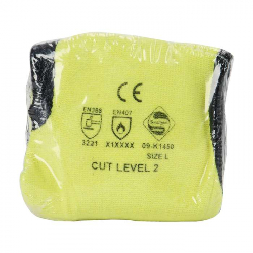 PIP 09-K1450V-XXL, G-Tek® KEV™, Seamless Knit DuPont™ Kevlar® / Elastane Glove with Nitrile Co