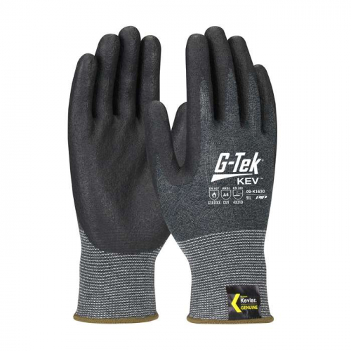 PIP 09-K1630-XXL, G-Tek® KEV™, Seamless Knit DuPont™ Kevlar® Blended Glove with Nitrile Coated