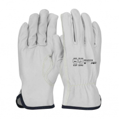 PIP 09-LC418-L, PIP®, Premium Grade Top Grain Goatskin Leather Drivers Glove with Aramid Blended Li