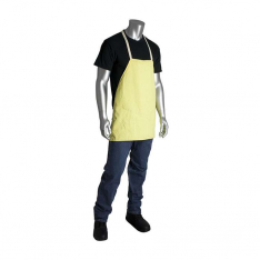 PIP 10-KAD2424W-BUCKLE, PIP®, 2-Ply DuPont™ Kevlar® Twill Apron with Buckle, Aprons, Yellow, 24 