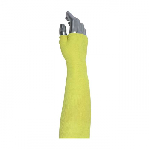 PIP 10-KS18TT, Kut Gard®, Kevlar Sleeve with thumb tack, Cut Resistant Sleeve, Yellow, 18