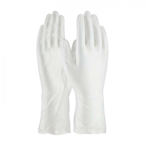 PIP VHC12M, QRP® QualaSheer®, Single Use Class 100 Cleanroom Vinyl Glove - 12, CE Gloves, Clear, M