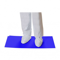 PIP 100-93-184538B, CleanTeam®, 30-Layer Contamination Control Mat - 18 x 45, CE Supplies, Blue, 18