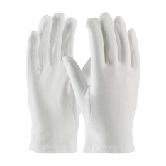PIP 130-100WMNZ-L, Cabaret™, 100% Cotton Dress Glove - Open Cuff, Parade Gloves, White, L
