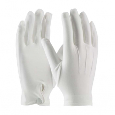 PIP 130-650WM, Cabaret™, 100% Stretch Nylon Dress Glove with Raised Stitching on Back - Snap Closu