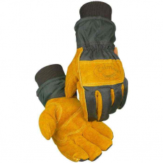 PIP 1352-4, Caiman®, Premium Cowhide Leather Palm Glove with Wind Resistant Fabric Back - Heatrac®