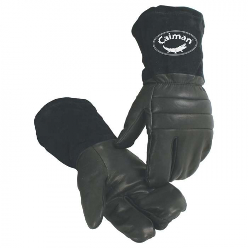 PIP 1398-6, Caiman®, Premium Goat Grain Leather Glove with Polapile™ Insulation - Gauntlet Split 