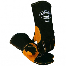 PIP 1448, Caiman, Premium Split Cowhide Leather Welder'S Glove with Foam Lining & Aluminized Insul