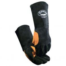 PIP 1449, Caiman, Premium Split Cowhide Leather Welder'S Glove with Foam Lining & Aluminized Insul