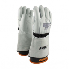 PIP 148-6000-10, PIP®, Top Grain Goatskin Leather Protector for Novax® Gloves - Gauntlet Cuff, Ele