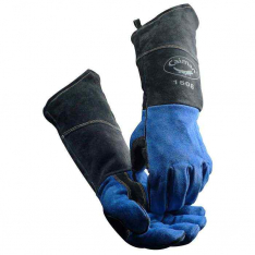 PIP 1508, Caiman, Premium Split Cowhide MIG/Stick Welder'S Glove with Fleece Lining and Scalloped