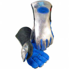 PIP 1524, Caiman, Premium Split Cowhide MIG/Stick Welder'S Glove with Wool Lining and Aluminized R