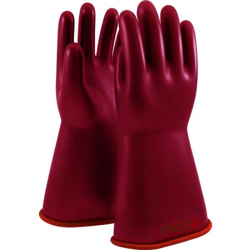 PIP 153-0-14-8, NOVAX®, Class 0 Rubber Insulating Glove with Straight Cuff - 14, Insulating Gloves,
