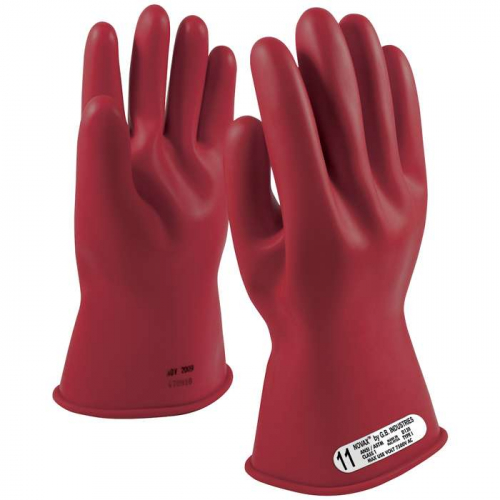 PIP 153-1-14-8, NOVAX®, Class 1 Rubber Insulating Gloves with Straight Cuff - 14, Insulating Gloves