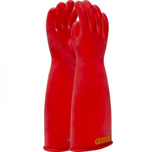 PIP 153-4-18-9, NOVAX®, Class 4 Rubber Insulating Glove with Straight Cuff - 18, Insulating Gloves,