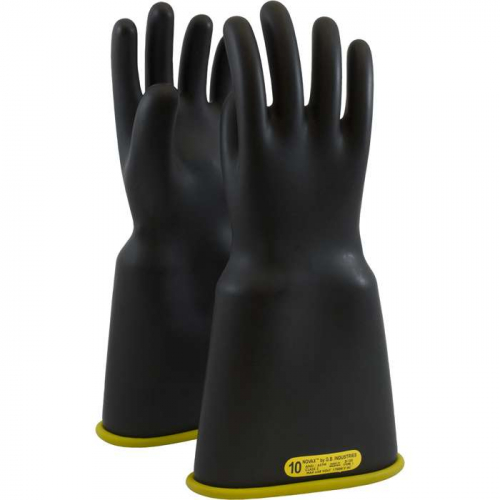 PIP 154-2-16-10, NOVAX®, Class 2 Rubber Insulating Glove with Bell Cuff - 16, Insulating Gloves, Bl