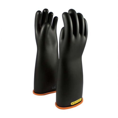 PIP 155-2-18-8, NOVAX®, Class 2 Rubber Insulating Glove with Straight Cuff - 18, Insulating Gloves,