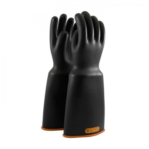 PIP 159-4-16-9, NOVAX®, Class 4 Rubber Insulating Glove with Bell Cuff - 16, Insulating Gloves, Bla