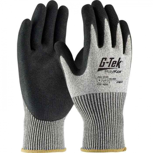 PIP 16-350-XXL, G-Tek® PolyKor®, Seamless Knit PolyKor® Blended with Double-Dipped Nitrile Coated