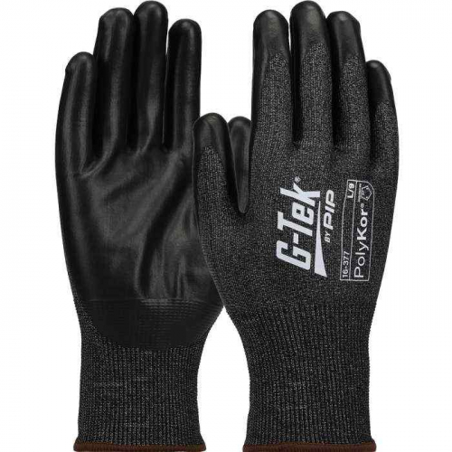 PIP 16-377-S, G-Tek® PolyKor® X7™, Seamless Knit PolyKor® X7™ Blended Glove with NeoFoam® Co