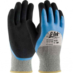PIP 16-820-L, G-Tek® PolyKor®, Seamless Knit PolyKor® Blend Glove with Acrylic Lining and Double-