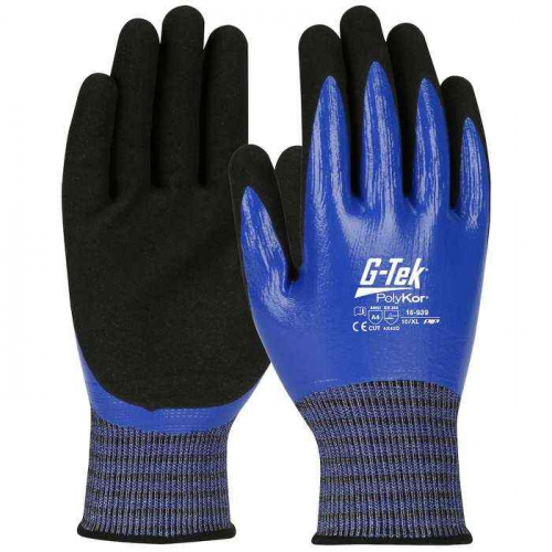 PIP 16-939-XL, G-Tek® PolyKor® X7™, Seamless Knit PolyKor™ X7™ Blended Glove with Double-Dip