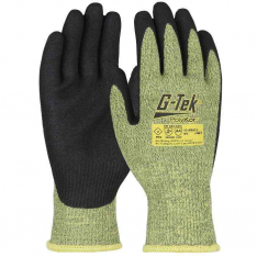PIP 16-AR413-L, G-Tek® PolyKor®, AR Seamless Knit PolyKor®/Aramid Blend Glove with Neoprene Foam 