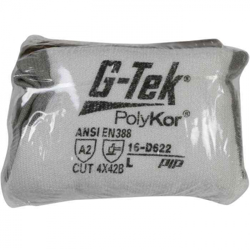 PIP 16-D622V-XXS, G-Tek® PolyKor®, Seamless Knit PolyKor® Blended Glove with Polyurethane Coated 