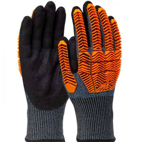PIP 16-MPT430-M, G-Tek® PolyKor®, Seamless Knit PolyKor® Blended Glove with D3O® Impact Protecti