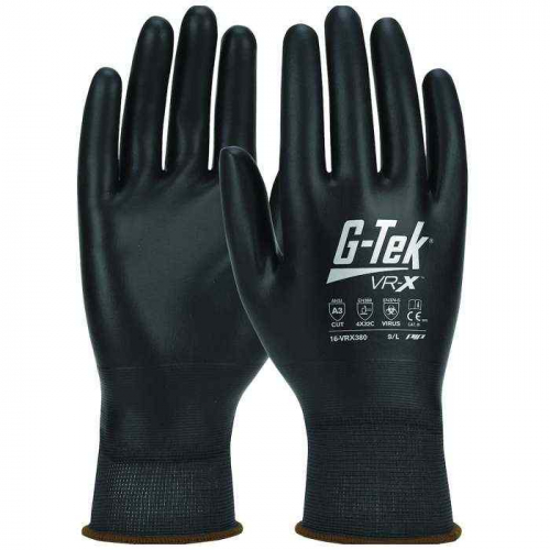 PIP 16-VRX380-XXL, G-Tek® VR-X™, Seamless Knit PolyKor® Blended Glove with Polyurethane Advanced