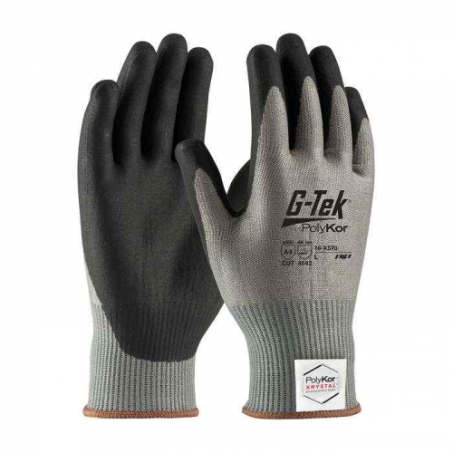 PIP 16-X570-S, G-Tek® PolyKor® Xrystal®, Seamless Knit PolyKor® Xrystal® Blended Glove with Neo
