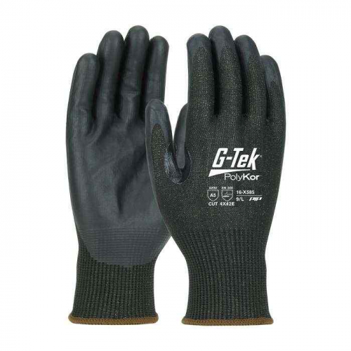 PIP 16-X585-XL, G-Tek® PolyKor® Xrystal®, Seamless Knit PolyKor® Xrystal® Blended Glove with Ne