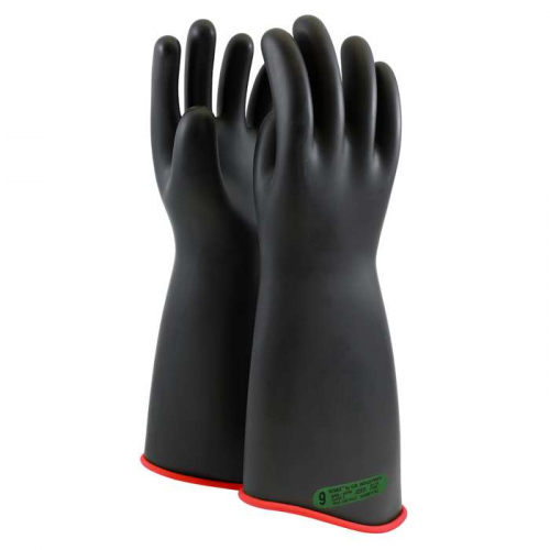 PIP 162-3-18-10, NOVAX®, Class 3 Rubber Insulating Glove with Contour Cuff - 18, Insulating Gloves,