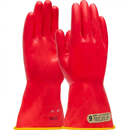PIP 178-00-11-7, NOVAX®, Class 00 Ultra-Thin Rubber Insulating Glove with Straight Cuff - 11, Insul