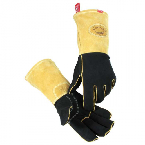 PIP 1852-6, Caiman®, Premium Split Deerskin MIG/Stick Welder's Glove with Wool Insulation, Hand Pro