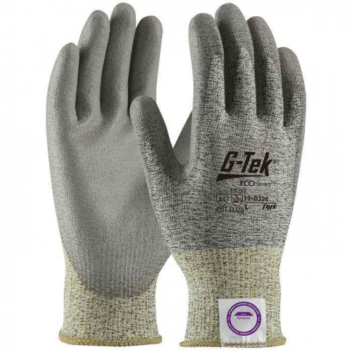 PIP 19-D320-L, G-Tek® ECO Series™, Seamless Knit Dyneema® Phoenix Blended Glove with Polyurethan