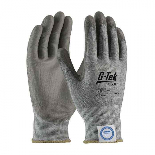 PIP 19-D327-M, G-Tek® 3GX®, Seamless Knit Dyneema® Diamond Blended Glove with Polyurethane Coated