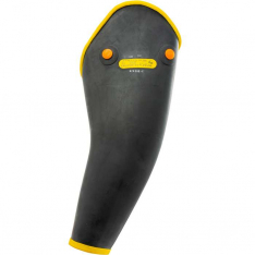 PIP 192-2-LARGE, NOVAX®, Class 2 Rubber Insulating Sleeve, Insulating Sleeves, Black, L