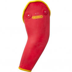PIP 198-4-LARGE, NOVAX®, Class 4 Rubber Insulating Sleeve, Insulating Sleeves, Red, L
