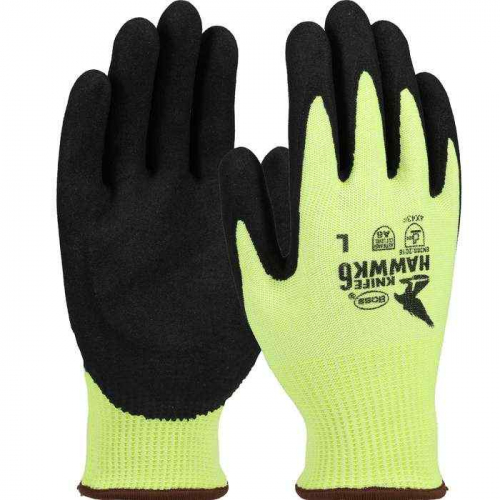 PIP 1CF7007N2X, Knife Hawwk™, Seamless Knit Polykor Blended Glove with Foam Padded Palm and Micro 
