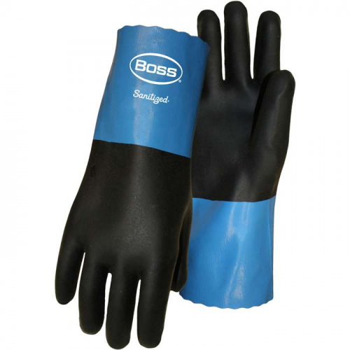 PIP 1CN0034M, Chemguard+™, Lightweight Neoprene Coating with Cotton Knit Lining and 11 Long Pinked