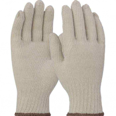 PIP 1JC1200, PIP®, Medium Weight Seamless Knit Cotton Blend Glove - Natural, SeamlessGlove NoCoat, 