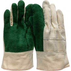 PIP 1JC3027, Boss®, 3-Ply Hot Mill Nap-Out Green Palm W Band Top Cuff Straight Thumb, Protection Fr