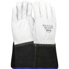 PIP 1JL4061CG2X, Boss®, Premium Grade Top Grain Goatskin Leather Drivers Glove with Aramid Blended 